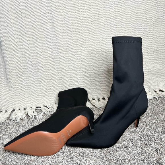 Black Bootie Stiletto Sock Bootie - Picture 3 of 6